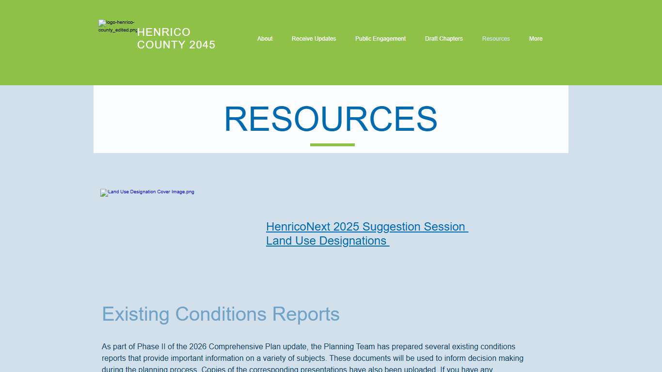 Resources | Henrico County 2045