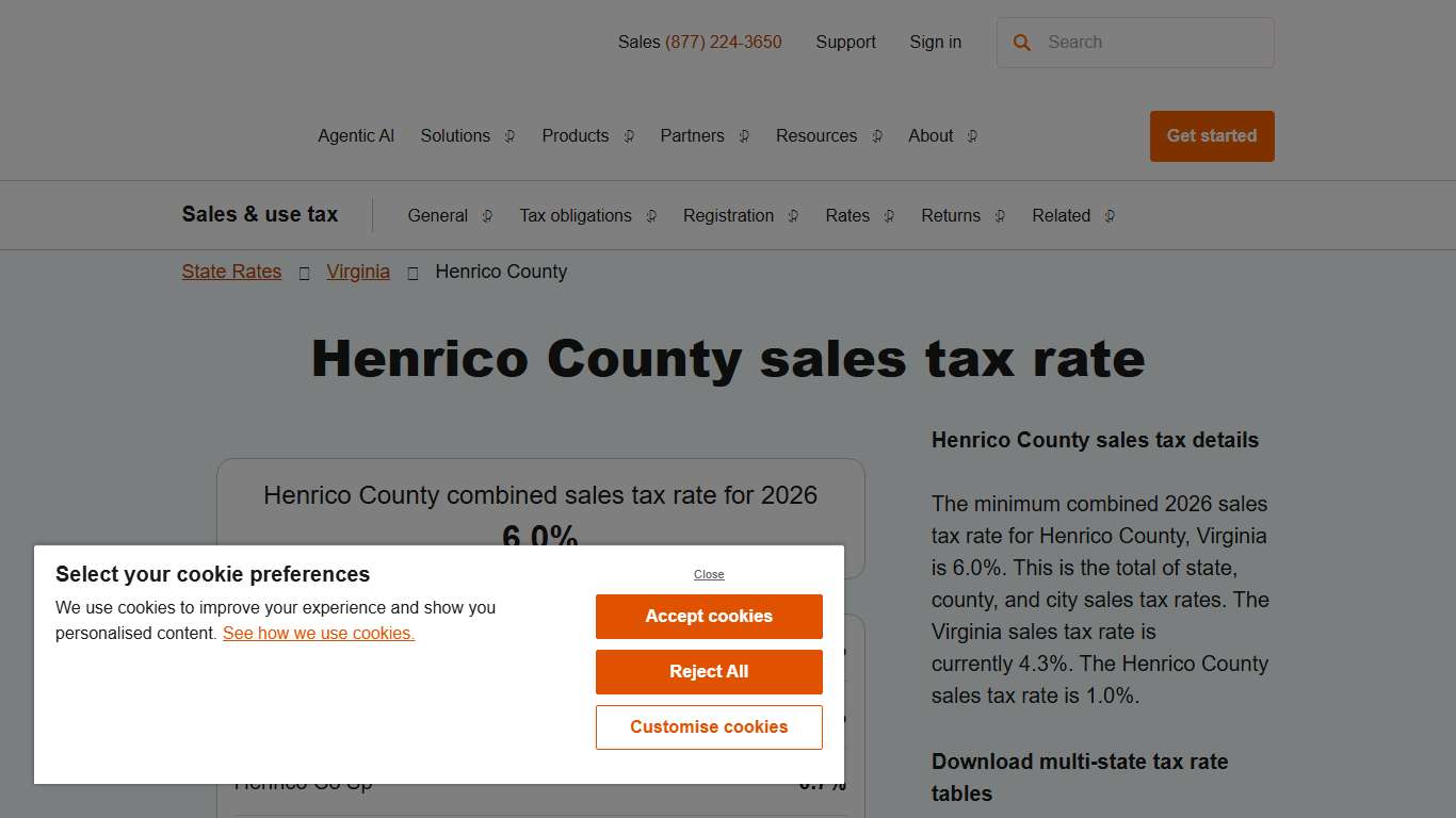 2026 Henrico County Sales Tax Rate - Avalara